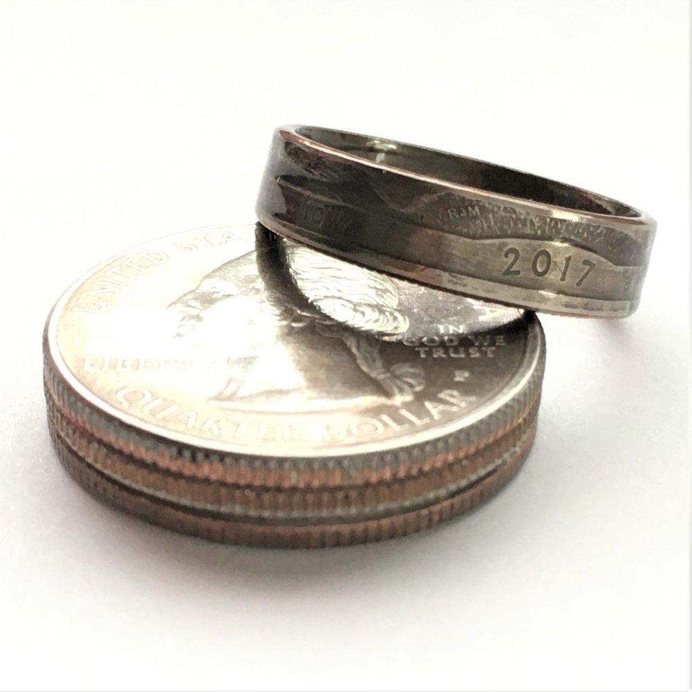 2017 Iowa State National Parks Quarter Coin Ring - Picture 3 of 8